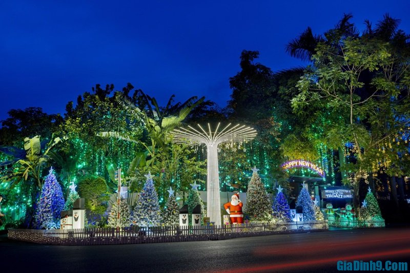 Địa điểm vui chơi Noel ở Sài Gòn hấp dẫn